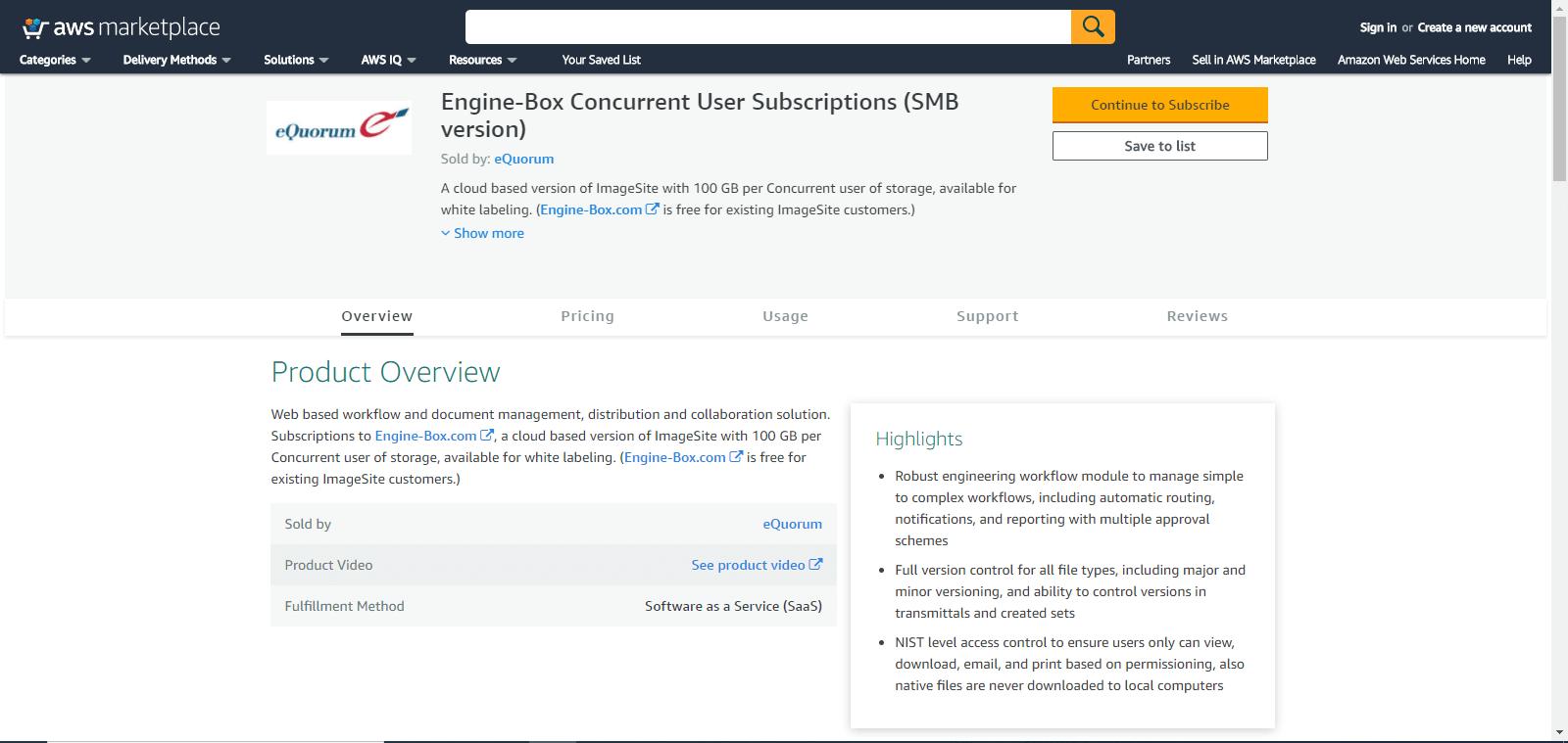 AWS Marketplace Step 2